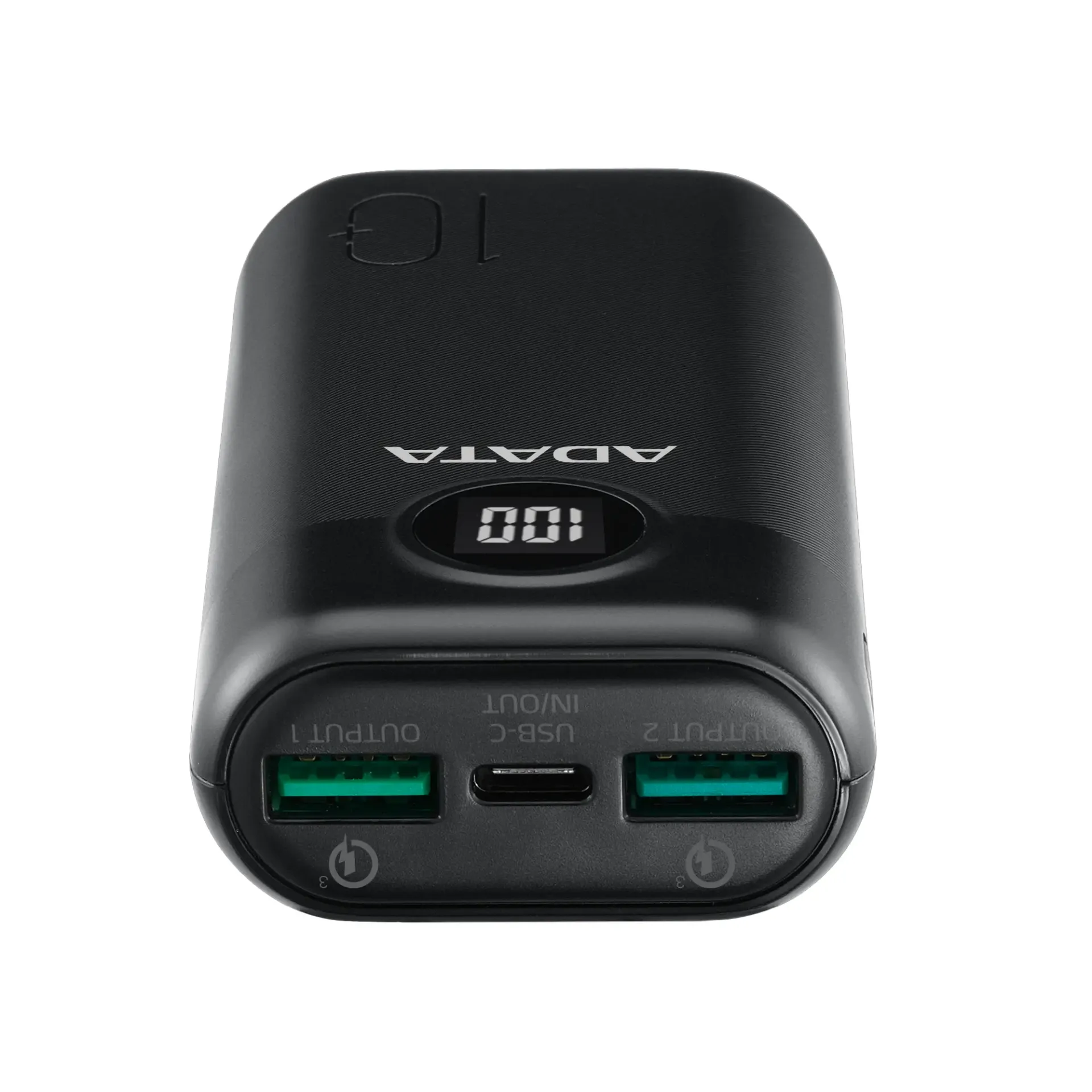 POWER BANK ADATA P10000QCD 10000MAH (77100324), vista 2